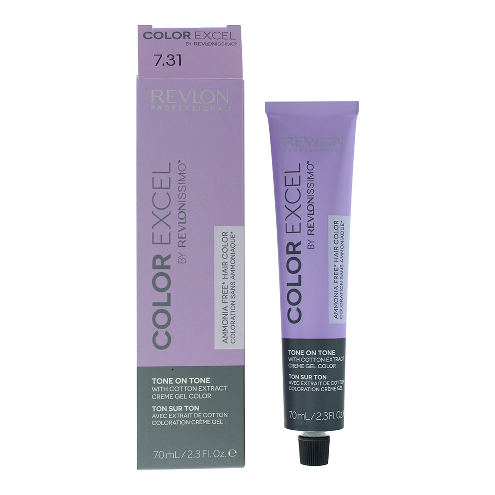 Revlon Revlonissimo Colorsmetique Colour Excel 70ml - 7.31 Medium Golden Ash Blonde - Glow Empire