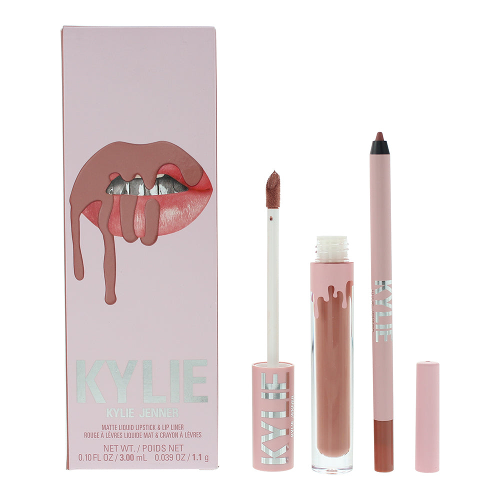 Kylie Cosmetics Matte Lip Kit 3ml Liquid Lipstick + 1.1g Lip Liner - Candy K - Glow Empire