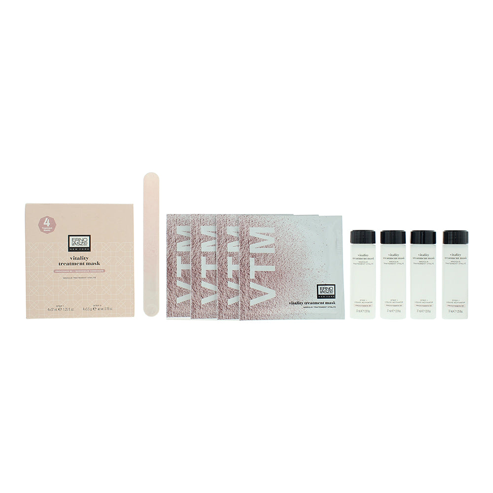 Erno Laszlo Vitality Treatment Mask 2-Piece Gift Set (Activating Lotion 4 x 37ml, Triple Mineral Powder 4 x 5.5g) - Glow Empire
