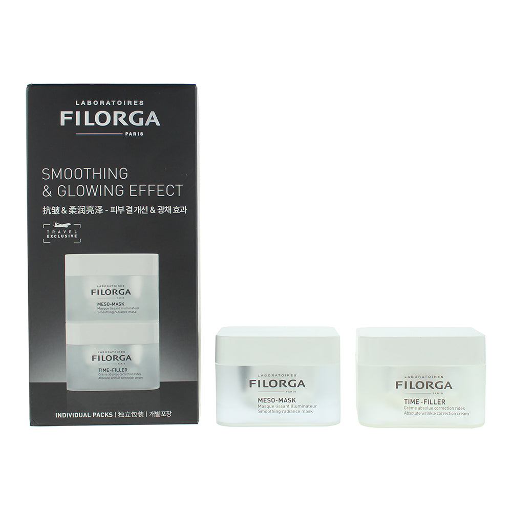 Filorga Smoothing Glowing Effect Travel Gift Set 50ml Cream + 50ml Face Mask - Glow Empire