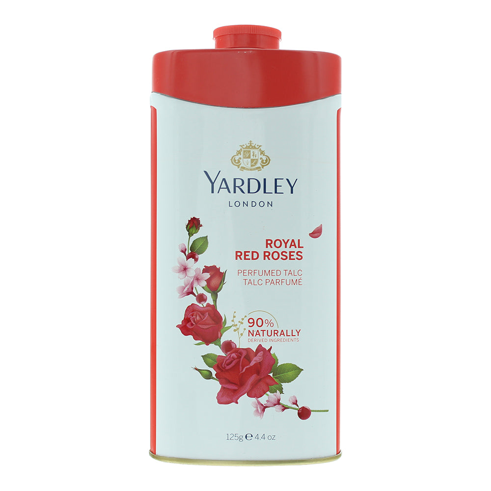 Yardley Royal Red Roses Talcum Powder 125g - Glow Empire