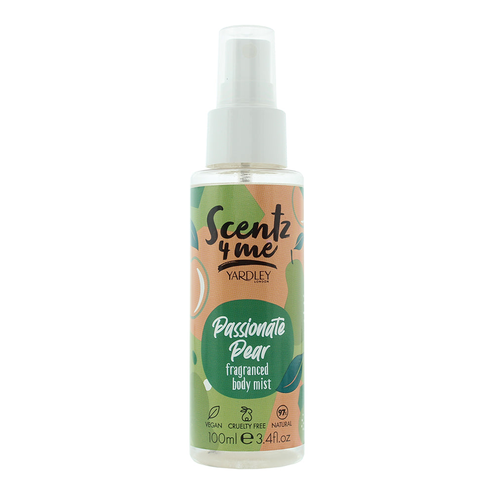 Yardley Scentz 4 Me Fragranced Body Mist 100ml - Passionate Pear - Glow Empire