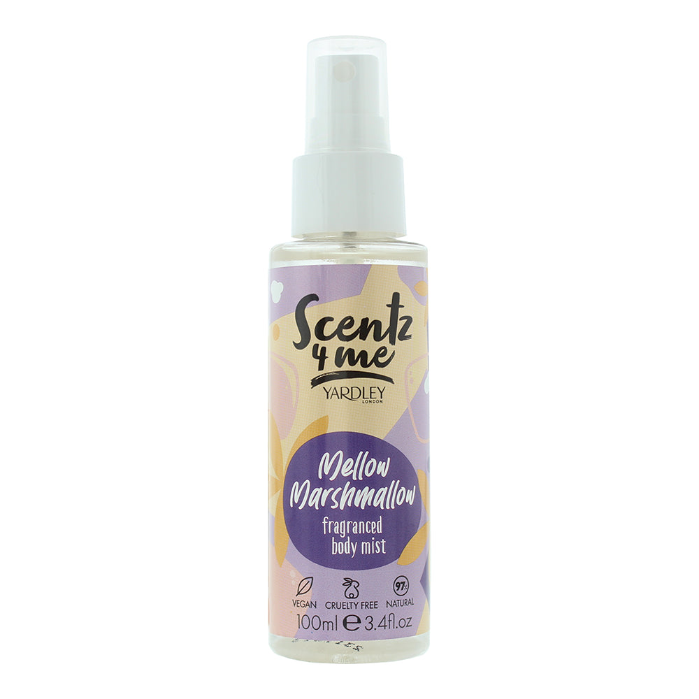 Yardley Scentz 4 Me Fragranced Body Mist 100ml - Mellow Marshmallow - Glow Empire
