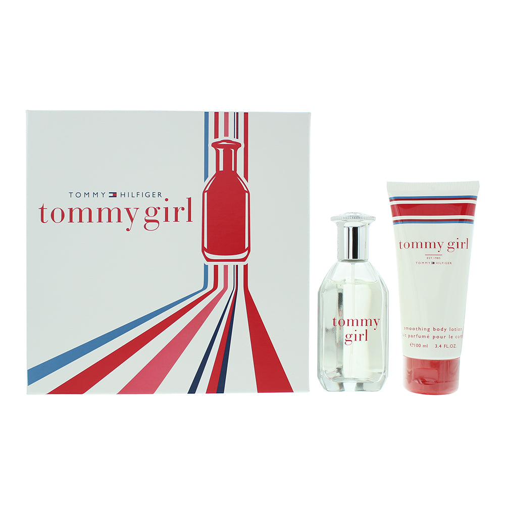 Tommy Hilfiger Tommy Girl 2 Piece Gift Set: Eau de Toilette 50ml - Body Lotion 100ml - Glow Empire