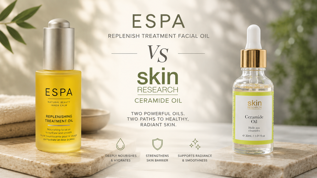 ESPA vs Skin Research Ceramide Oil Which Is Best  - Glow Empire