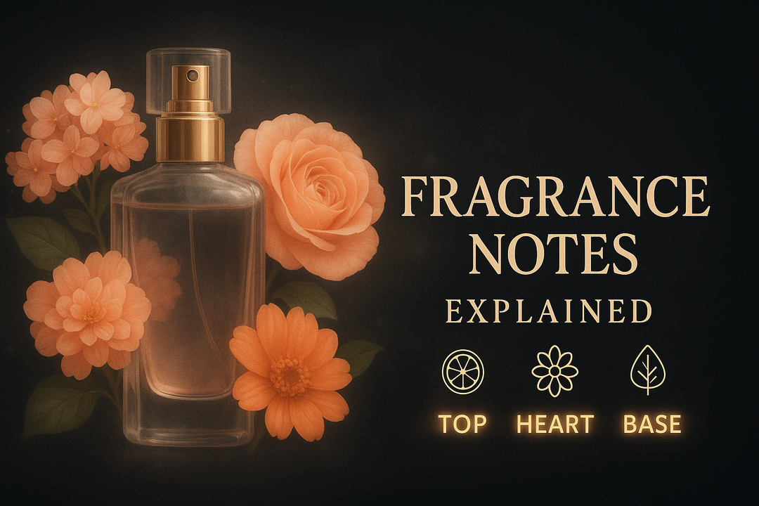 Fragrance Notes Top, Heart & Base Explained- Glow Empire