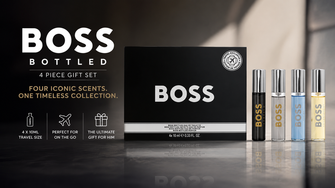 Hugo Boss Bottled 4 Piece Gift Set Review - Glow Empire