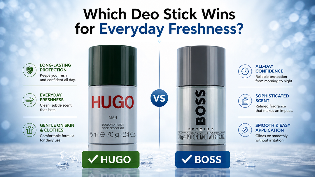 Hugo Boss Bottled vs Hugo Man Deodorant Stick- Glow Empire