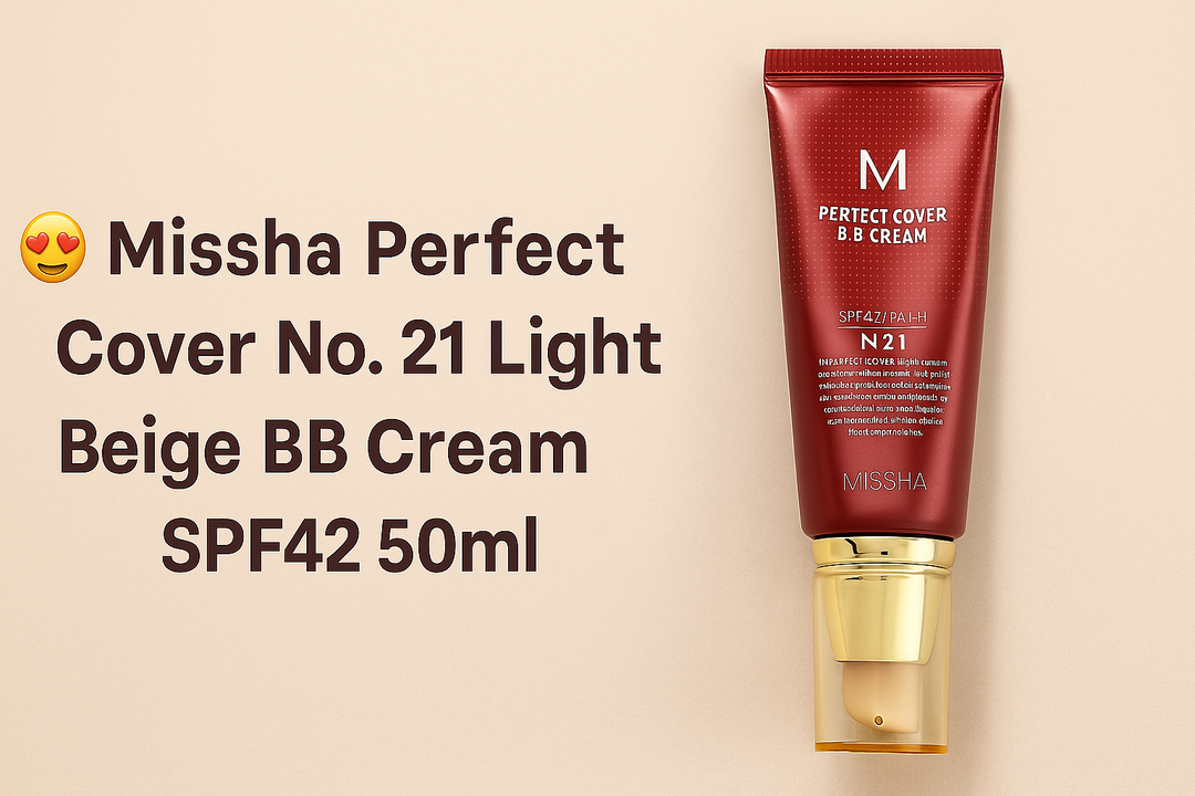 Missha BB Cream No. 21 Light Beige Review- Glow Empire