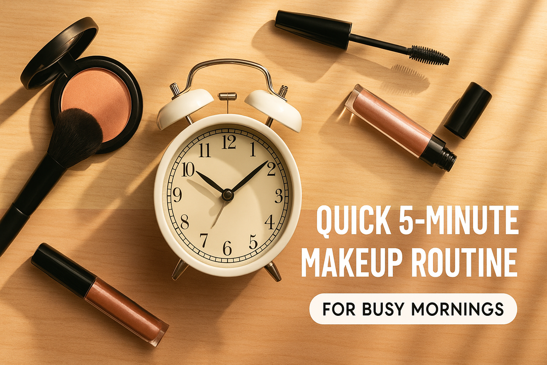 Quick 5-Minute Makeup Routine for Busy Mornings- Glow Empire