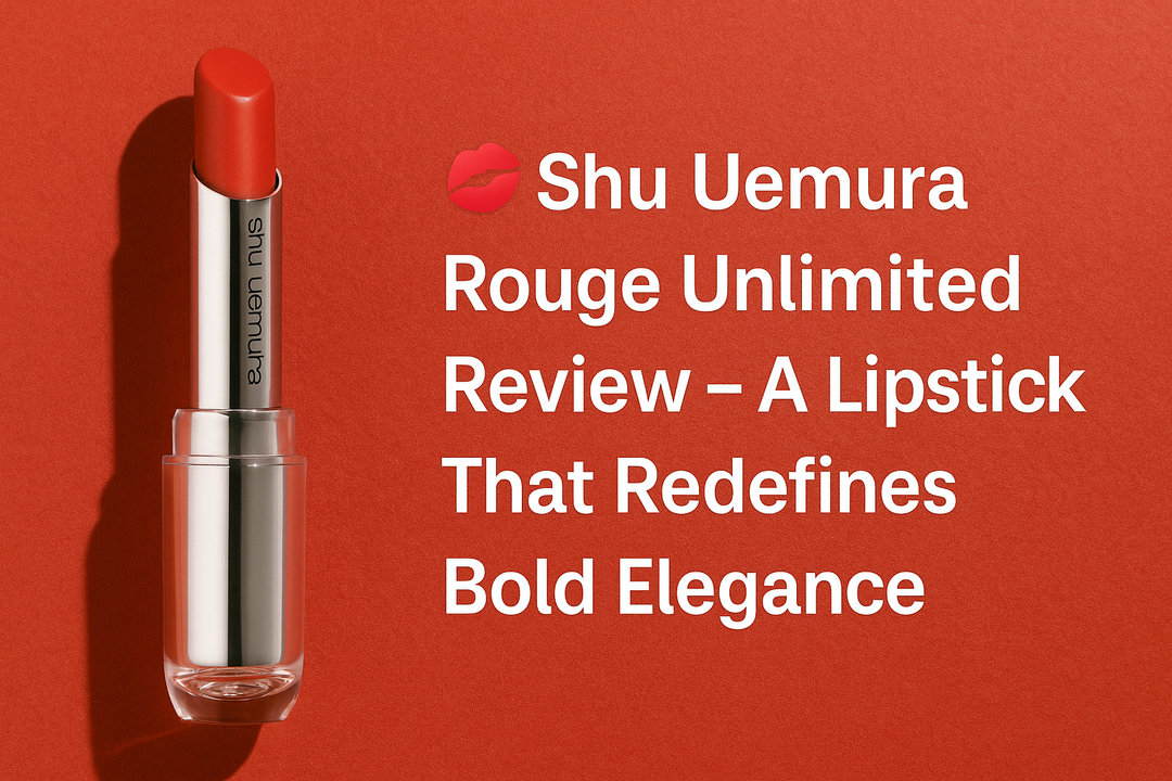 Shu Uemura Rouge Unlimited CR 356 Lipstick 3.4g Review - Glow Empire