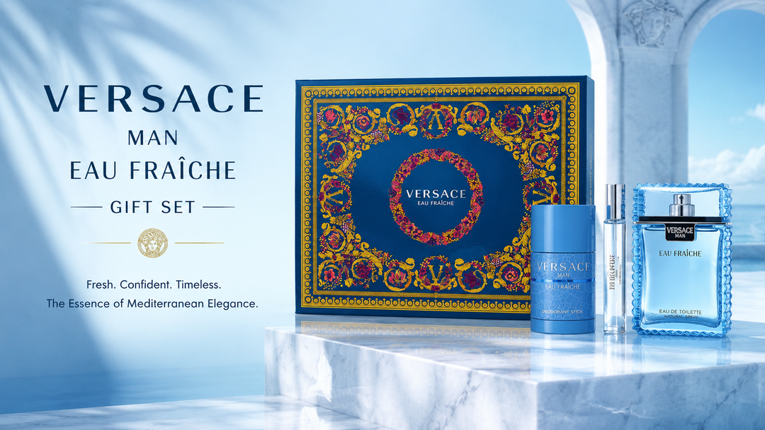Versace Man Eau Fraiche Gift Set Review- Glow Empire