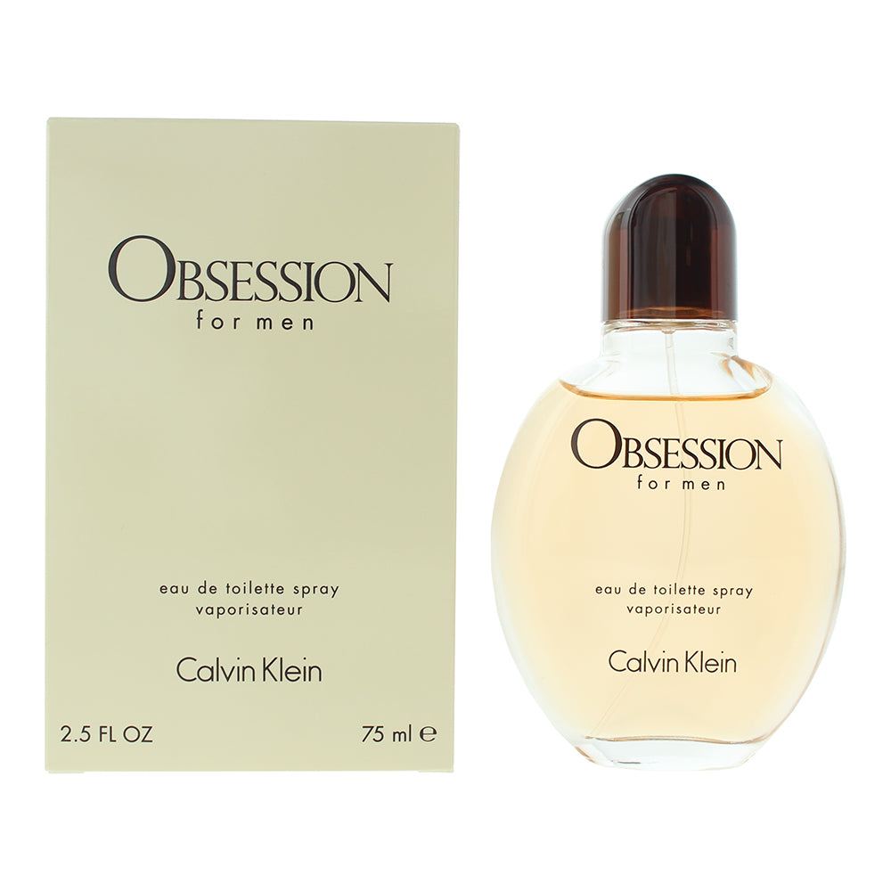 Calvin Klein Obsession For Men Eau de Toilette 75ml - Glow Empire