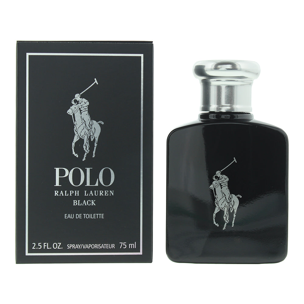 Ralph Lauren Polo Black Eau de Toilette 75ml Spray - Glow Empire