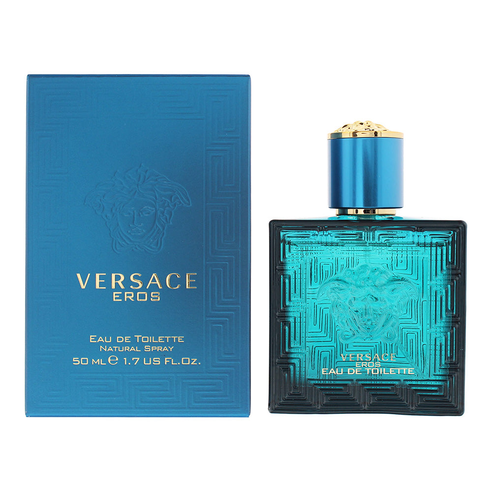 Versace Eros Eau de Toilette 50ml Spray - Glow Empire