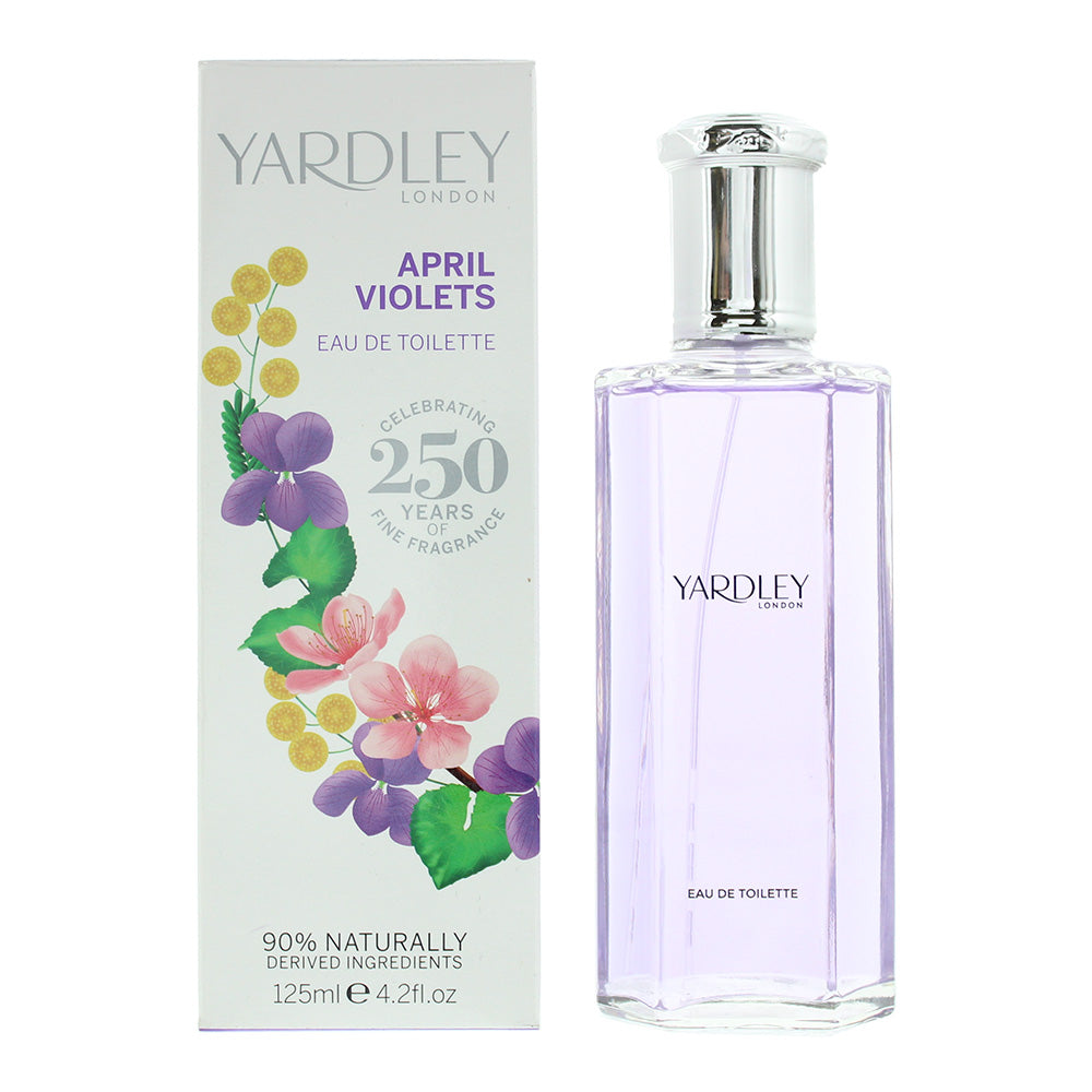 Yardley April Violets Eau de Toilette 125ml - Glow Empire