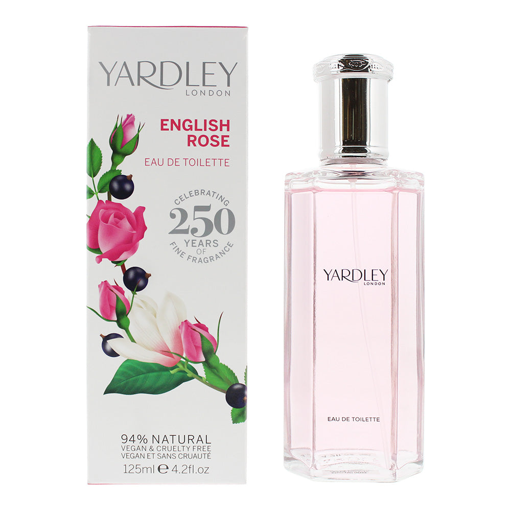 Yardley English Rose Eau de Toilette 125ml - Glow Empire