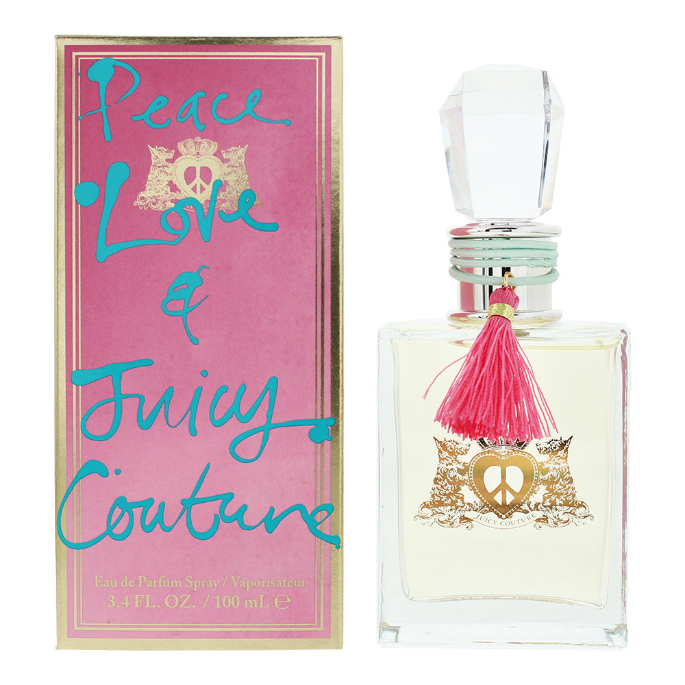 Juicy Couture Peace, Love and Juicy Couture Eau de Parfum 100ml Spray  - Glow Empire