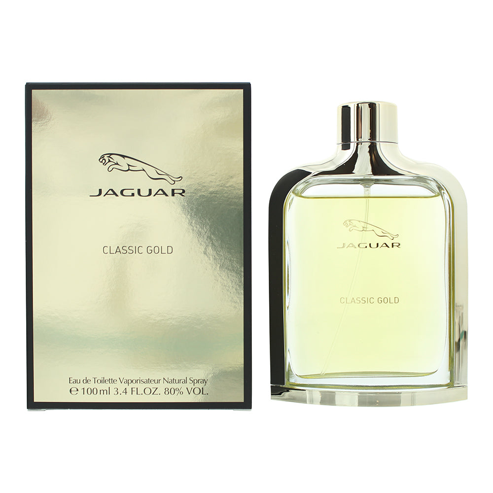 Jaguar Classic Gold Eau de Toilette 100ml - Glow Empire