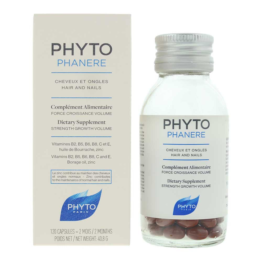 Phyto Phytophanere Capsules for Hair and Nails - 120 Capsules - Glow Empire