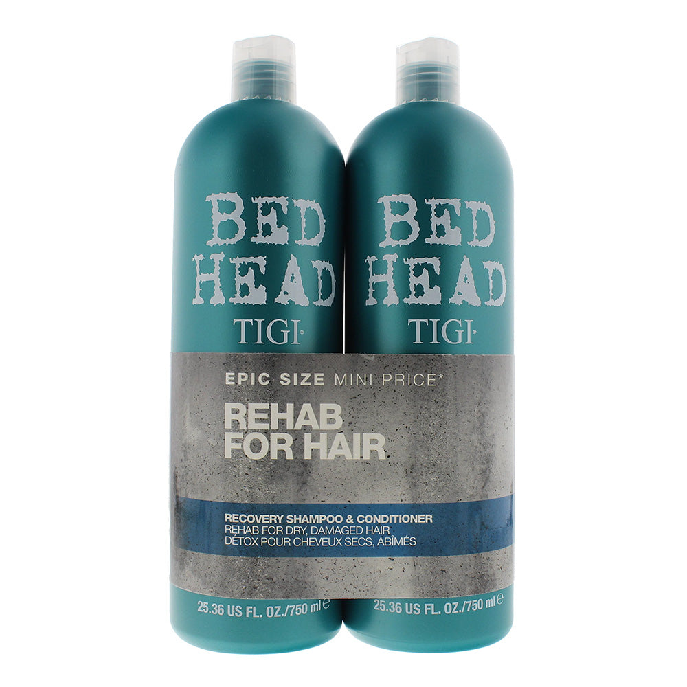 Tigi Bed Head Recovery Shampoo & Conditioner 750ml Duo Pack - Glow Empire