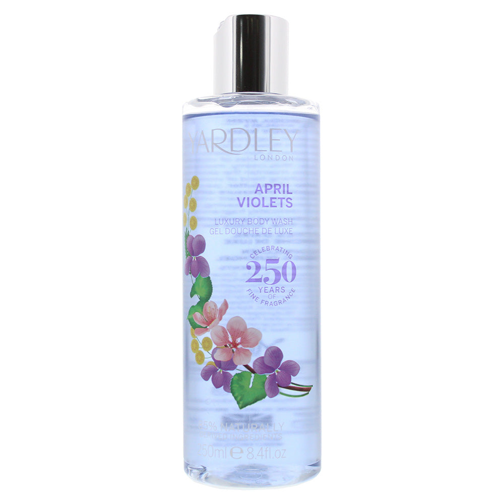 Yardley April Violets Body Wash 250ml - Glow Empire