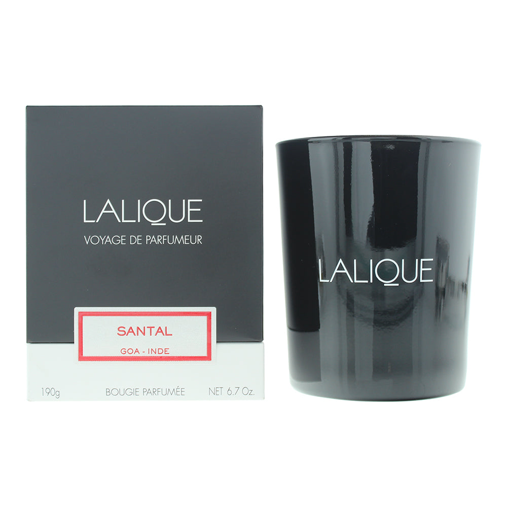 Lalique Candle 190g - Santal Goa - Glow Empire