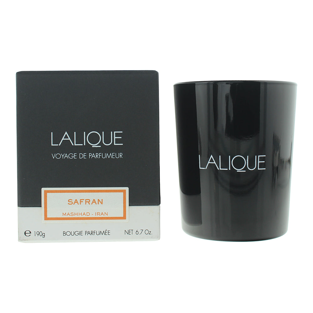 Lalique Candle 190g - Safran Mashhad - Glow Empire
