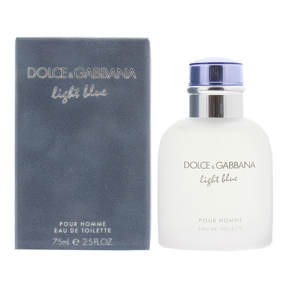Dolce & Gabbana Light Blue Pour Homme Eau de Toilette 75ml - Glow Empire