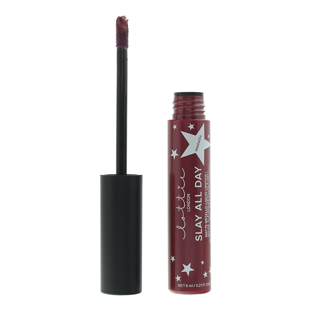 Lottie London Slay All Day Longwear Matte Liquid Metallic Boy Bye Lipstick 6ml - Glow Empire