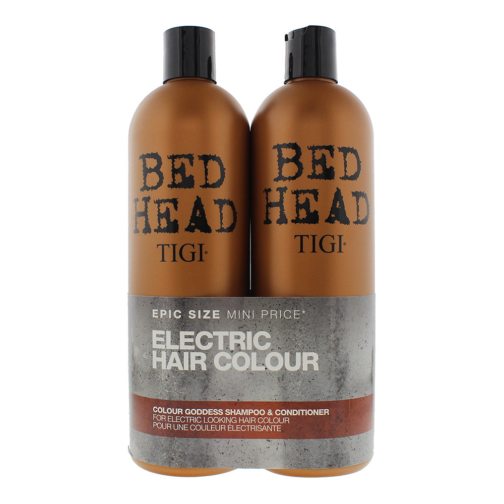 TIGI Bed Head Colour Goddess Shampoo & Conditioner Duo Pack 750ml - Glow Empire