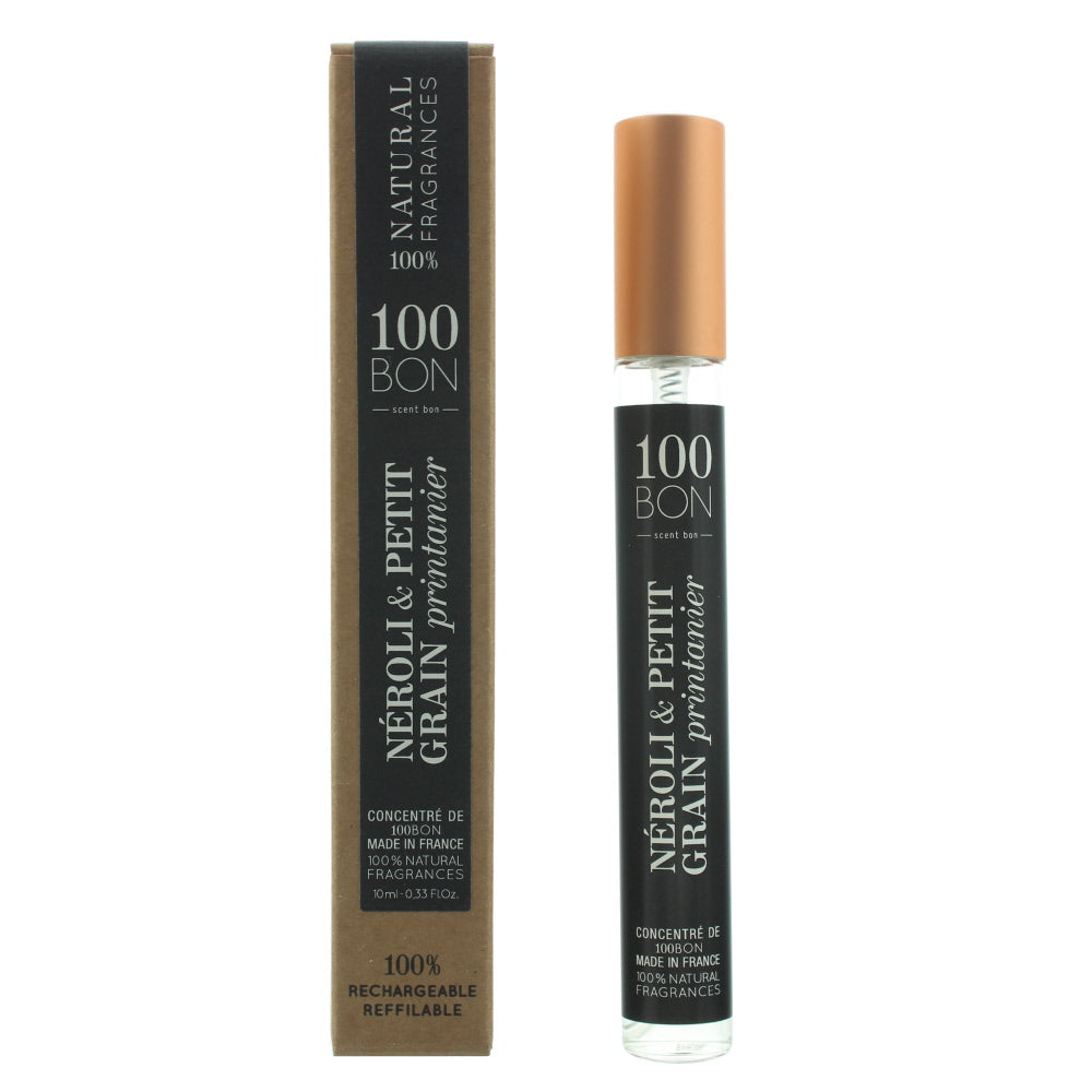 100 Bon Neroli Petit Grain Printanier Concentre Refillable Eau de Parfum 10ml - Glow Empire