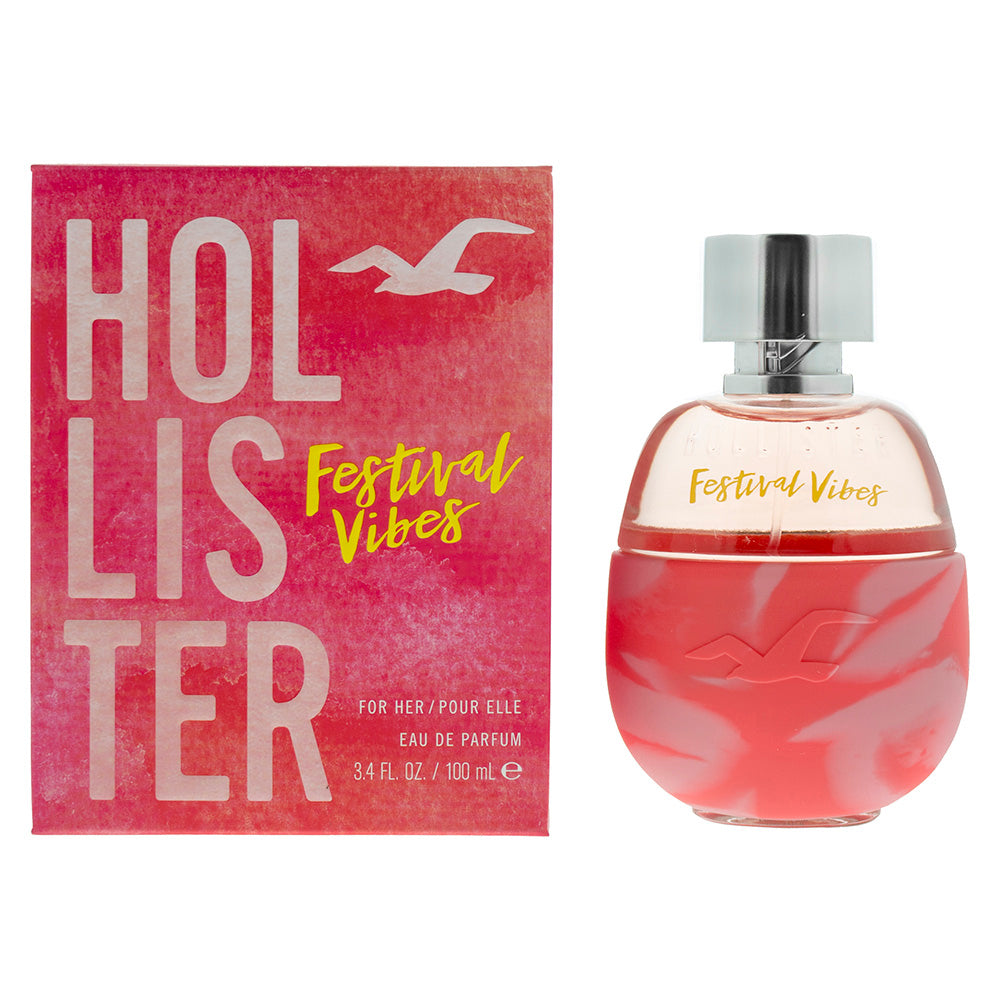 Hollister Festival Vibes For Her Eau de Parfum 100ml Spray - Glow Empire