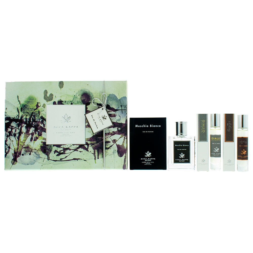 Acca Kappa Gift Set 50ml White Moss EDP + 15ml Giallo Elicriso EDP + 15ml 1869 EDP - Glow Empire