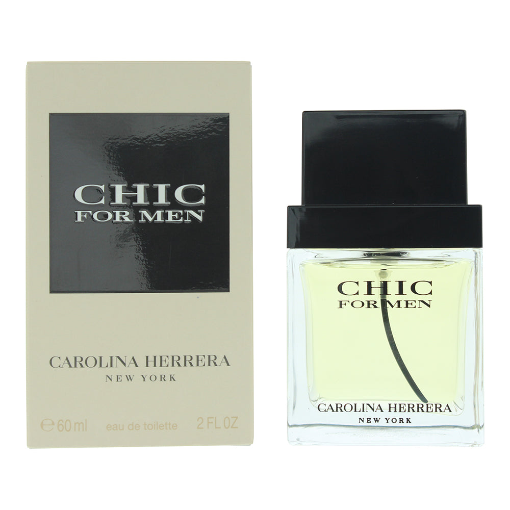 Carolina Herrera Chic For Men Eau de Toilette 60ml - Glow Empire