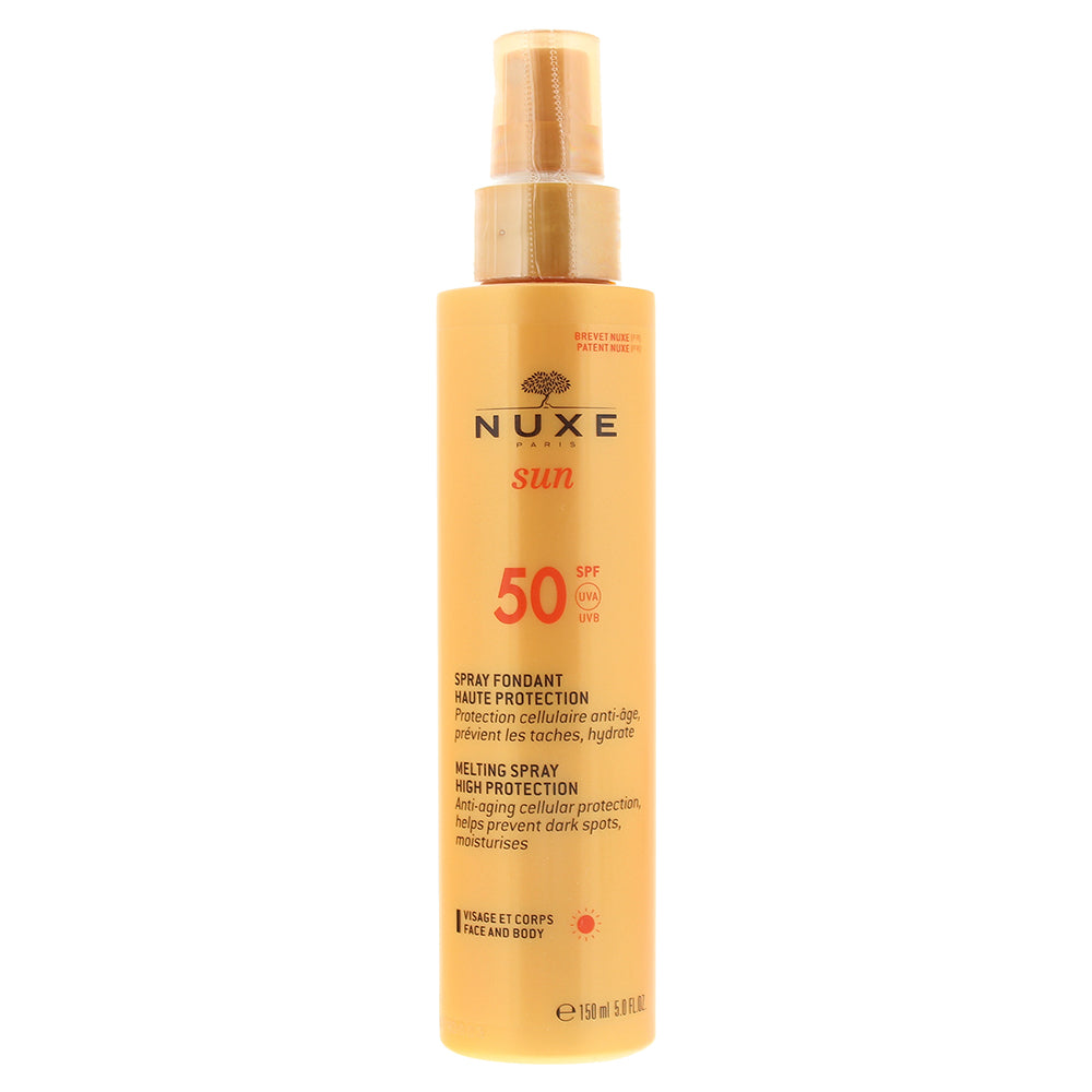 Nuxe Nuxe Sun Melting Spray For Face & Body SPF50 150ml  - Glow Empire