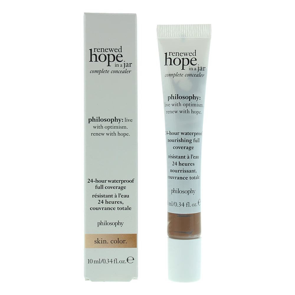 Philosophy Renewed Hope in a Jar 24-Hour Waterproof Full Coverage 9.5 Cocoa Concealer 10ml - Glow Empire