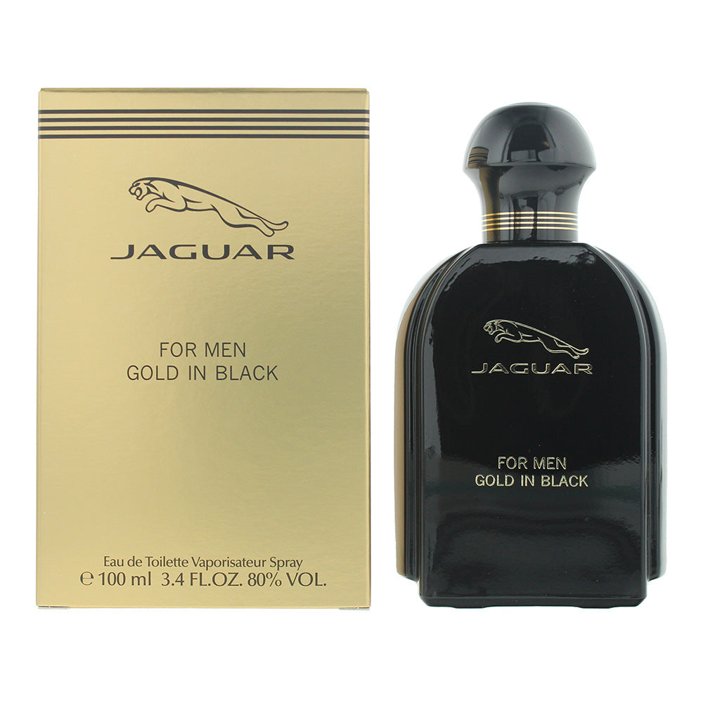 Jaguar Gold In Black Eau de Toilette 100ml Spray  - Glow Empire