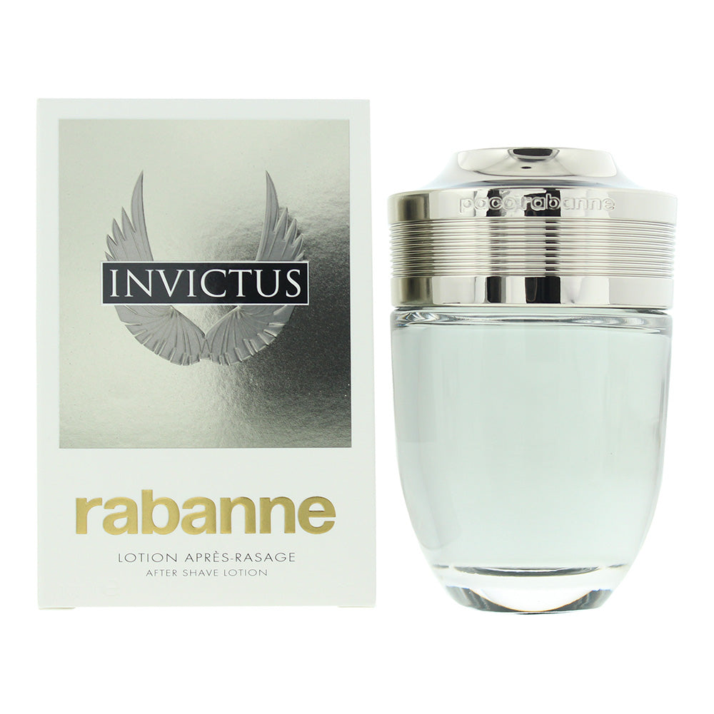 Paco Rabanne Invictus Aftershave Lotion 100ml Splash - Glow Empire