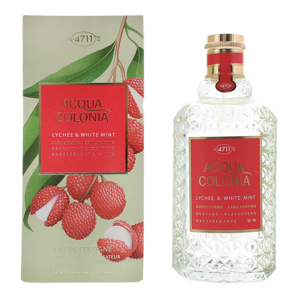 Mäurer & Wirtz 4711 Acqua Colonia Lychee & White Mint Eau de Cologne 170ml Spray - Glow Empire