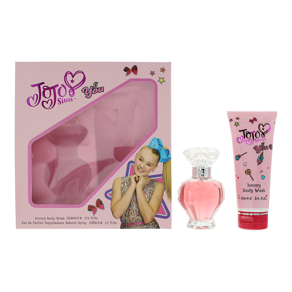 Jojo Siwa Be You Eau de Parfum 2-Piece Gift Set (Eau de Parfum 50ml, Body Wash 100ml) - Glow Empire
