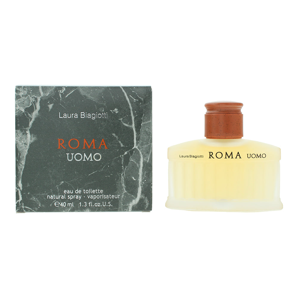 Laura Biagiotti Roma Uomo Eau de Toilette 40ml Spray  - Glow Empire