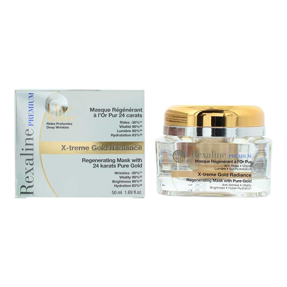 Rexaline Line Killer Anti Age X-Treme Gold Radiance Regenerating Face Mask 50ml - Glow Empire