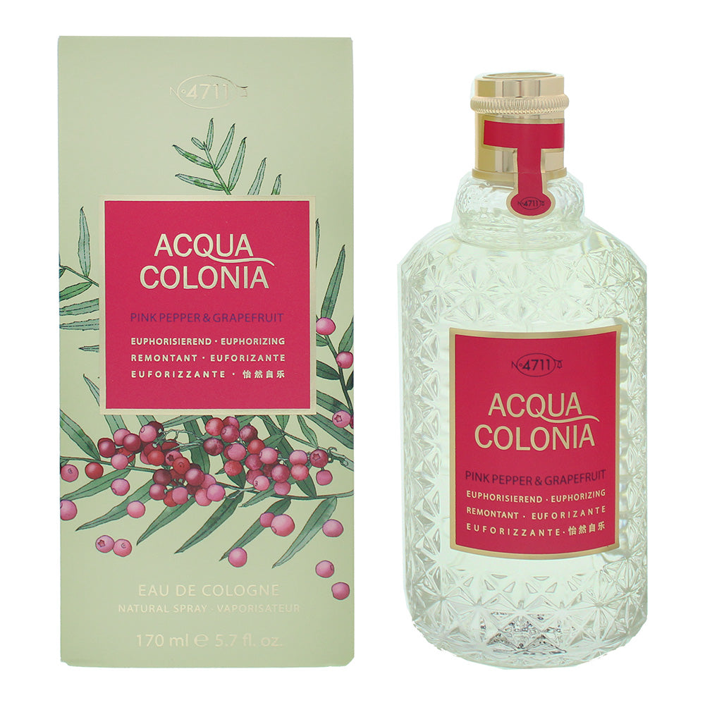 4711 Acqua Colonia Pink Pepper Grapefruit Eau de Cologne 170ml - Glow Empire