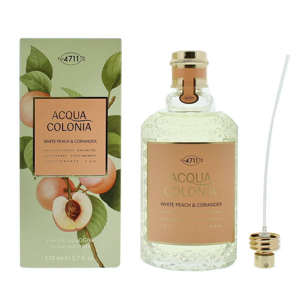 4711 Acqua Colonia White Peach Coriander Eau de Cologne 170ml - Glow Empire