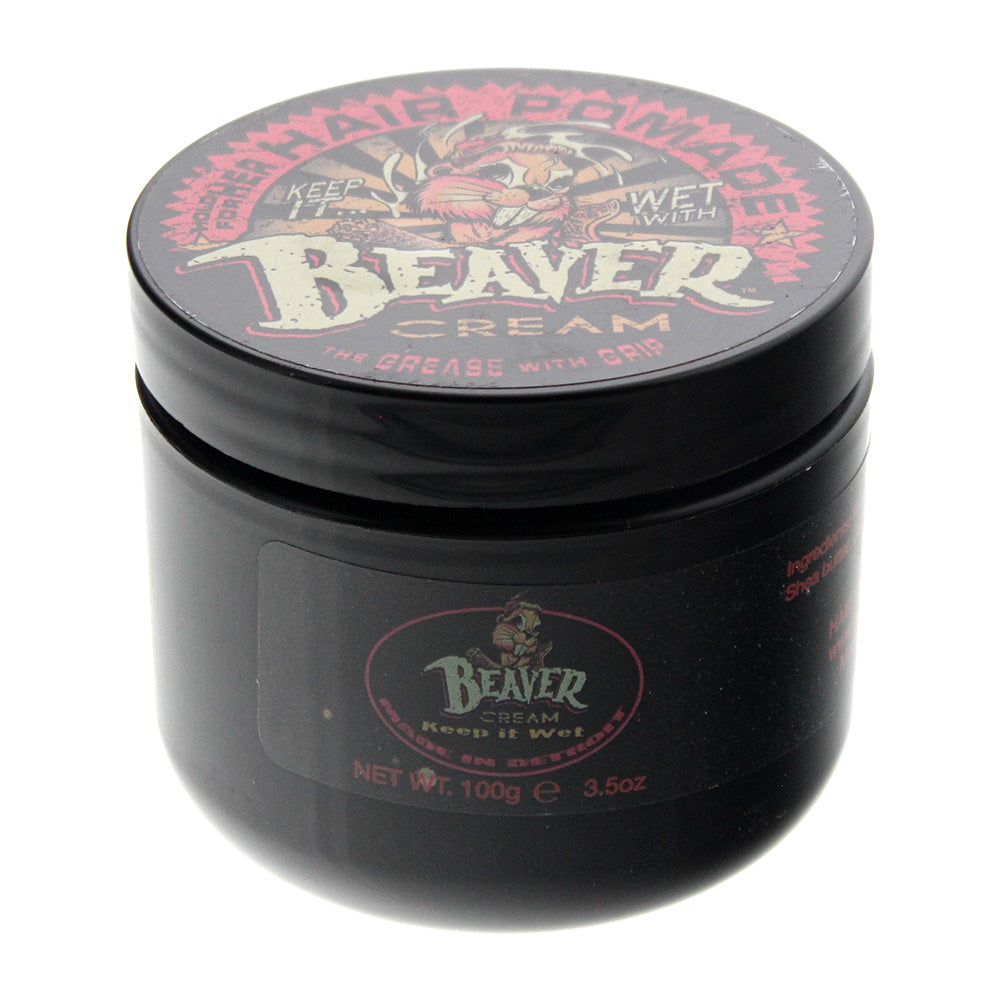 Cock Grease Beaver Oil Base Hair Pomade 100g - Glow Empire