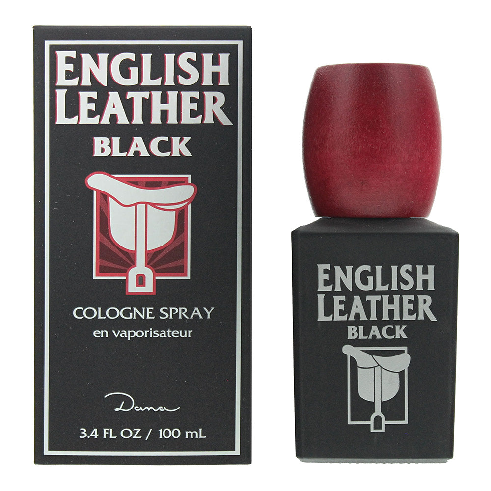 Dana English Leather Black Cologne 100ml Spray - Glow Empire