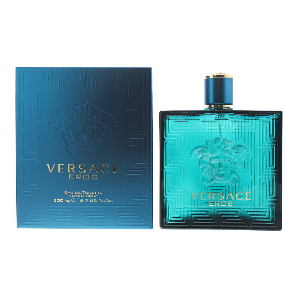 Versace Eros Eau de Toilette 200ml - Glow Empire
