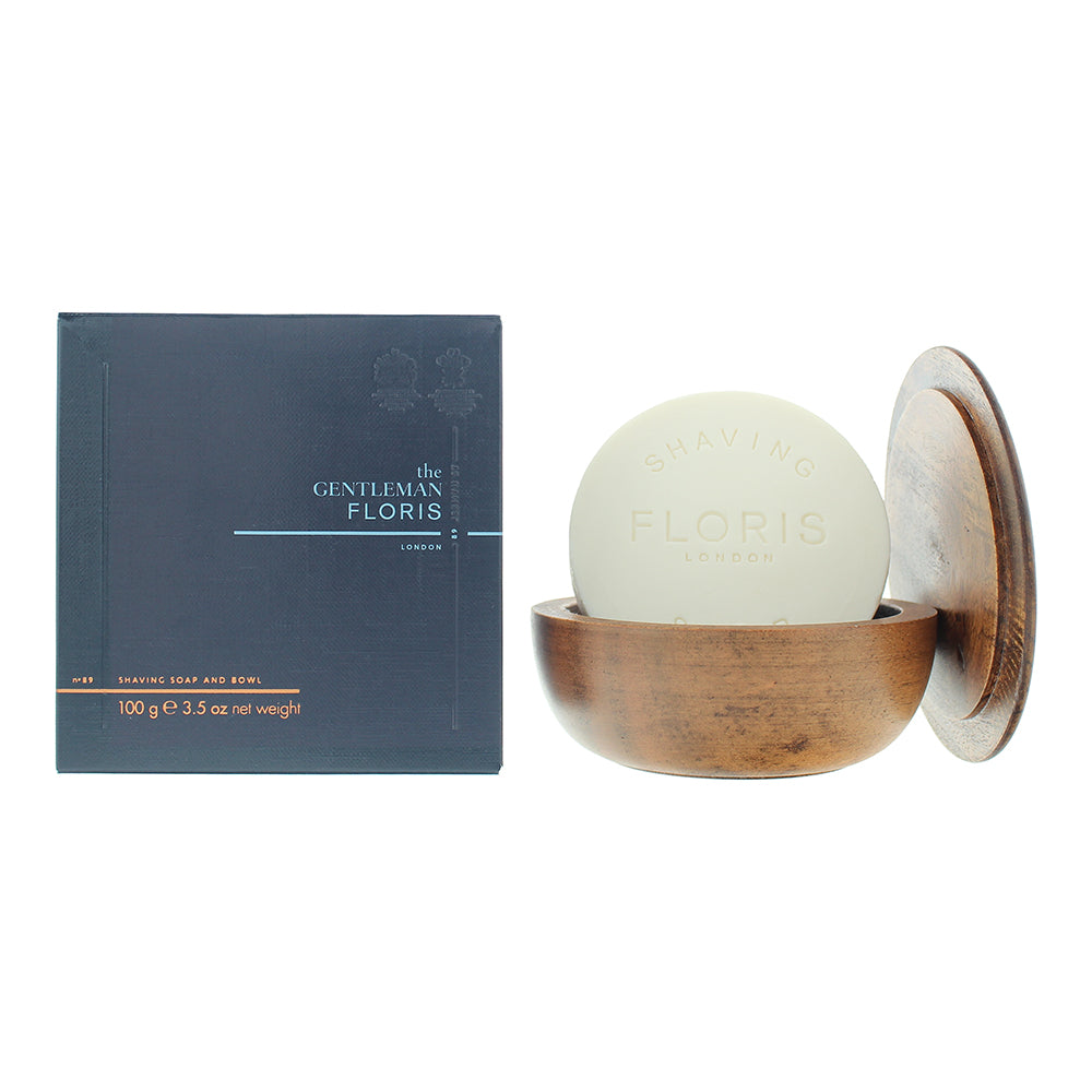 Floris The Gentleman No.89 Shaving Soap & Bowl 100g - Glow Empire