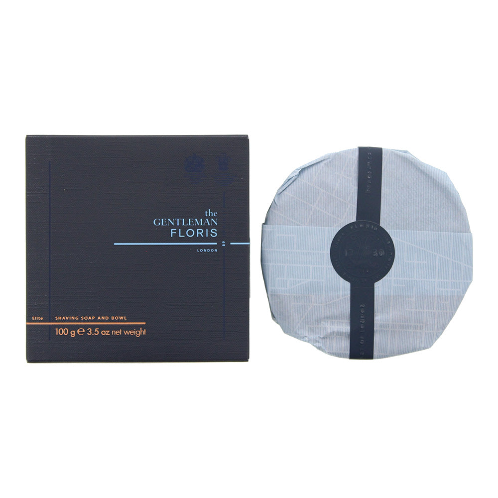 Floris The Gentleman Elite Shaving Soap & Bowl 100g - Glow Empire